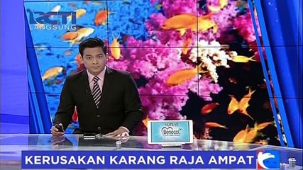 Pemerintah Gugat Pemilik Kapal Perusak Terumbu Karang Raja Ampat