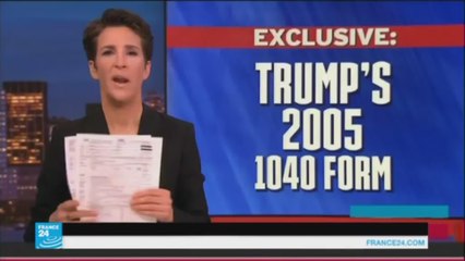 من سرب التصريح الضريبي لترامب؟