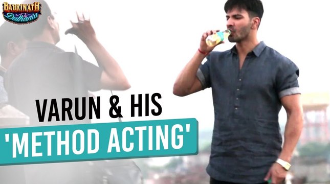 Varun and his 'Acting Method' - Badrinath Ki Dulhania | Varun Dhawan & Alia Bhatt