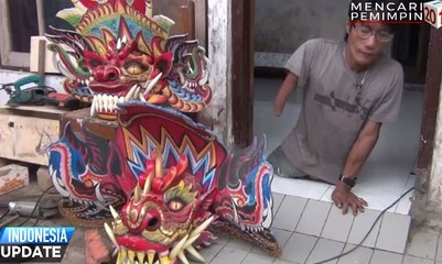 Kecerdikan Menyulap Limbah Kayu Jadi Kerajinan Barong