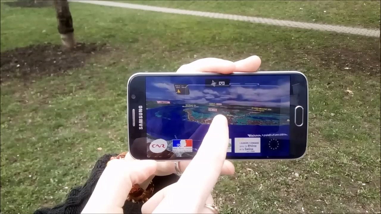 FLOOD AR : outil smartphone, démo et utilisation sur site (Sablons 2016)