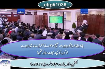 یاجوج ماجوج سےمسیحِ موعودنےآخری زمانہ میں ان سے لوگوں کو کیسے نجات دلانی تھی؟10