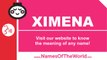 How to pronounce XIMENA in Spanish? - Names Pronunciation - www.namesoftheworld.net
