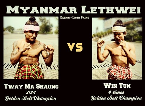 Myanmar Lethwei - Tway Ma Shaung vs Win Tun - Classic