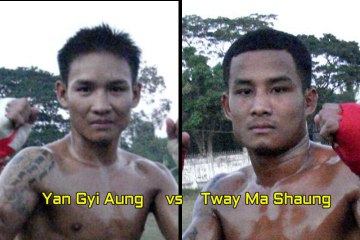 Myanmar Lethwei - Yan Gyi Aung vs Tway Ma Shaung