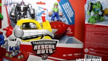 Transformers Rescue Bots Shark Bot, Dinobot and Chase Police Station Break In Toys