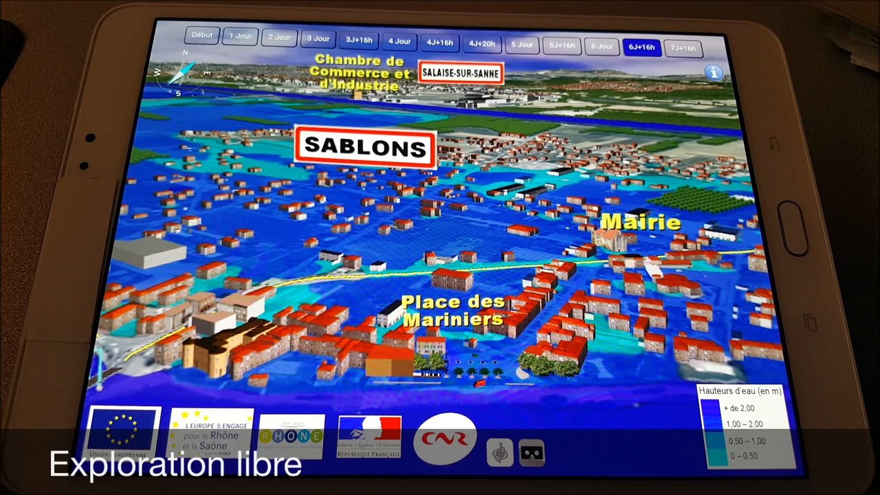 FLOOD AR: Outil tablette, protocole et utilisation sur site