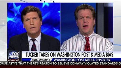 Tucker Carlson Almost Makes Him Cry - The Washington Post Media Bias | Tucker Carlson Tonight - Fox News (02/14/2017)