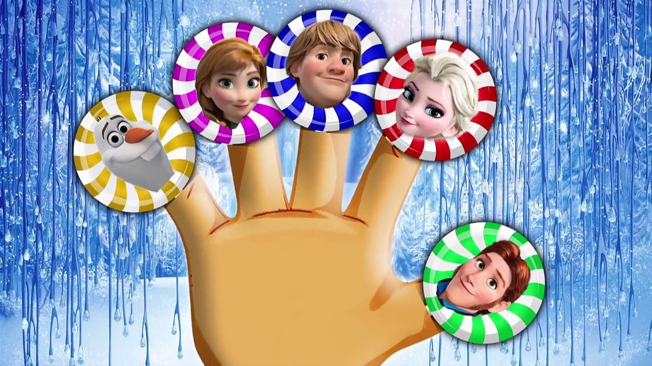 FROZEN Balloons Finger Family Song Nursery Rhymes Daddy Finger Song Cookie Tv Video