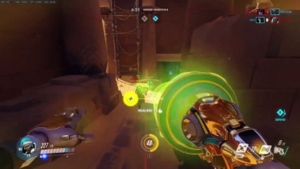 Overwatch: After maining Lucio for nearly 300 hours, I finally got 'the floor is lava' achievement on Temple of Anubis of all places.