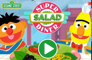 SESAME STREET SUPER SALAD DINER PBS KIDS GAME 2017 NEW