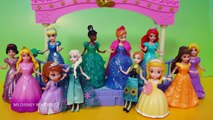 PLAY DOH Sparkle dresses 8 Disney Princess Magiclip dolls Elsa Anna Glitter Glider Ariel R