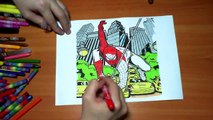 Цветной раскраска цвета Войлок для Дети маркеры Новые функции Новый страницы ручка человек-паук