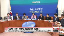 Three parties to seek constitutional revision referendum with presidential election