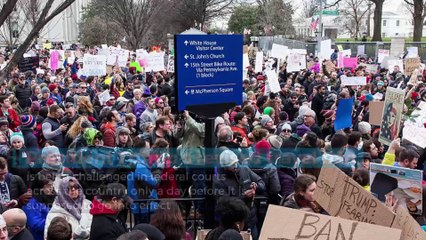 Trump travel ban challenged in court day before it goes into effect