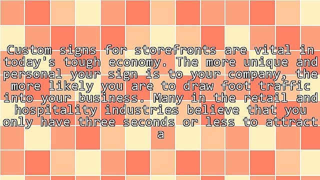 Create Effective Custom Signs For Your Business