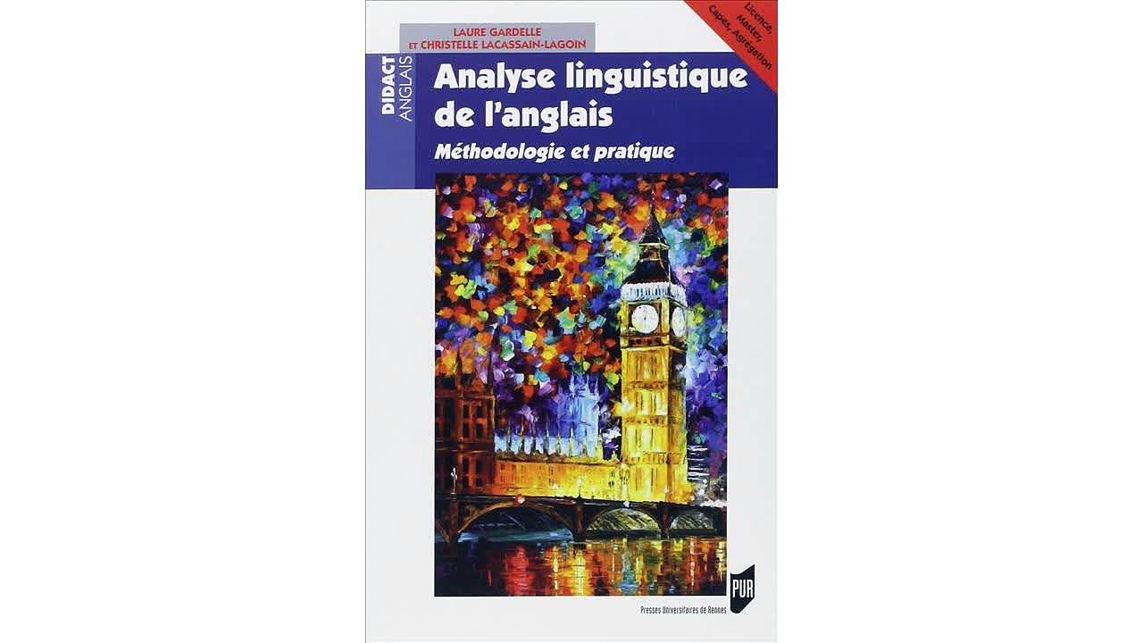 [Ebook PDF] Analyse linguistique de l'anglais : Méthodologie et pratique