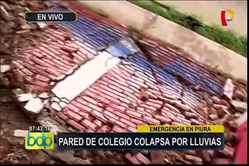 Emergencia en Piura: carreteras y colegios afectados tras lluvias