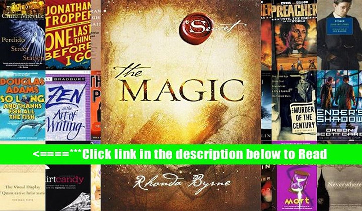 Read The Magic (The Secret) (Secret (Rhonda Byrne)) PDFFull Ebook