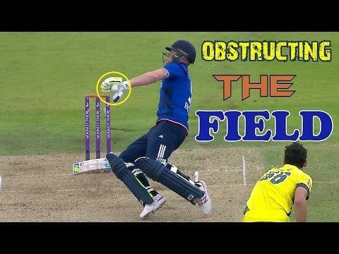 Obstructing the Field Compilation in Cricket ●► Cricket Weird Dismissals