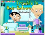 Mr Bean Cartoon Trouble In Hair Salon Games For Kids - Gry Dla Dzieci
