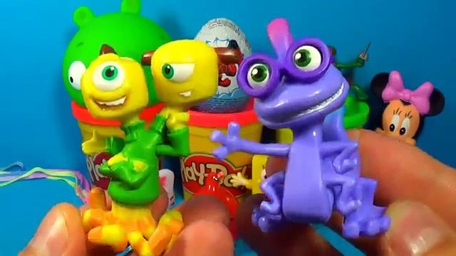 Сердитый птицы легковые автомобили дисней Яйца Привет Китти Самолеты Смурфики история сюрприз в игрушка 1000 плей-d