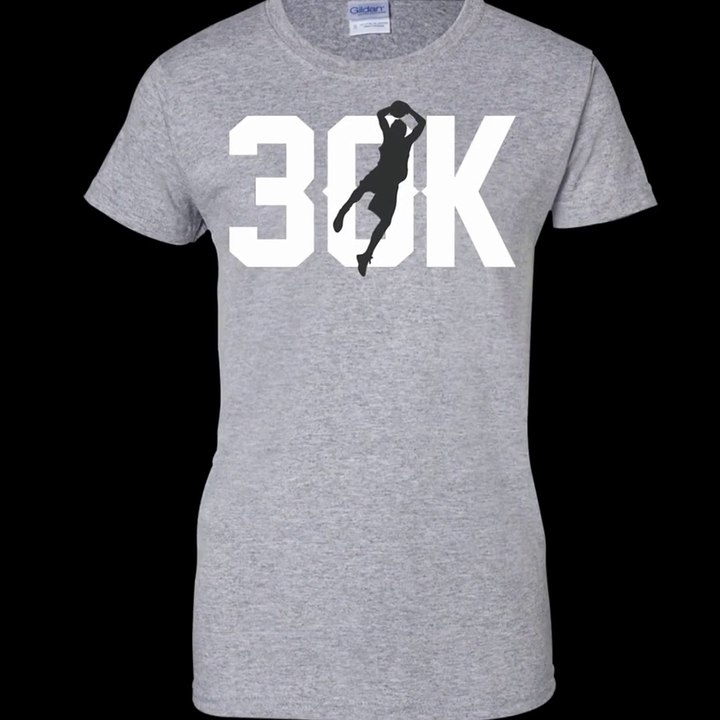 Dirk 30K Shirt - Mavericks Dirk Nowitzki record - 30K Points