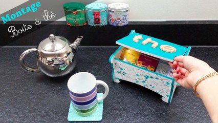 DIY - Tutoriel pour monter une petite boite a the/sucre ou un coffret bijoux en bois !