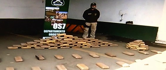 400 bloque de marihuana fue decomisada en Chile