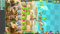 Plants vs. Zombies 2 - Big Wave Beach Part 2, Day 21 (Homing Thistle Rampage!)