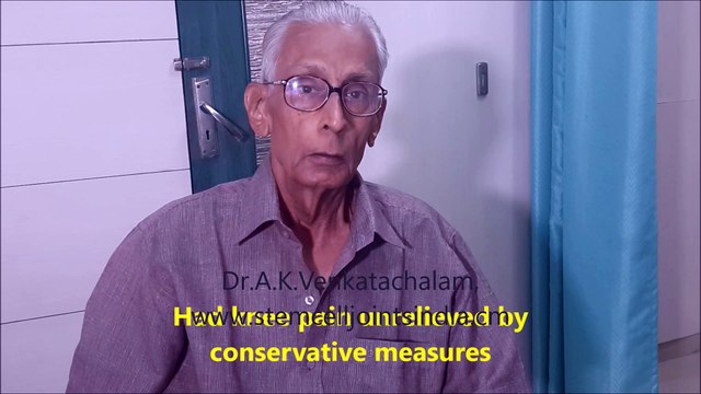 Bone marrow Stem Cell Therapy Knee Arthritis Chennai India | Dr.A.K.Venkatachalam