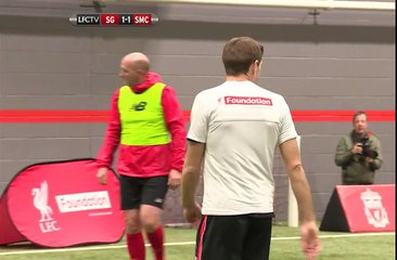 LFC Legends Training For Their Game vs Real Madrid