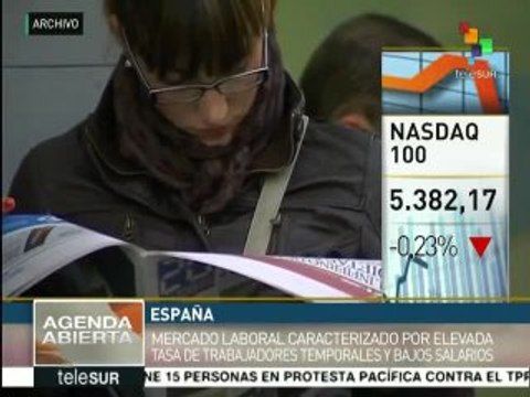 Informa la OCDE que mercado laboral español es de mala calidad