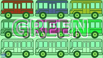 Learning Street Vehicles Colors, Names & Sounds for Kids - Learn Colours with The Little B
