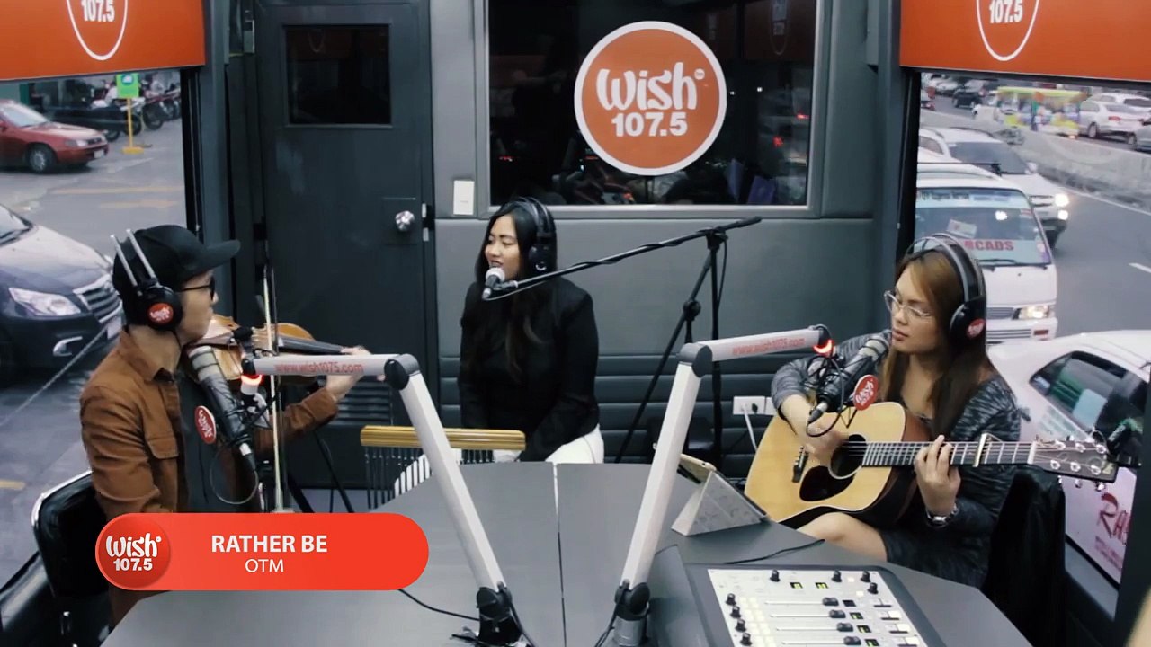 OTM covers "Rather Be" (Clean Bandit) LIVE on Wish 107.5 Bus
