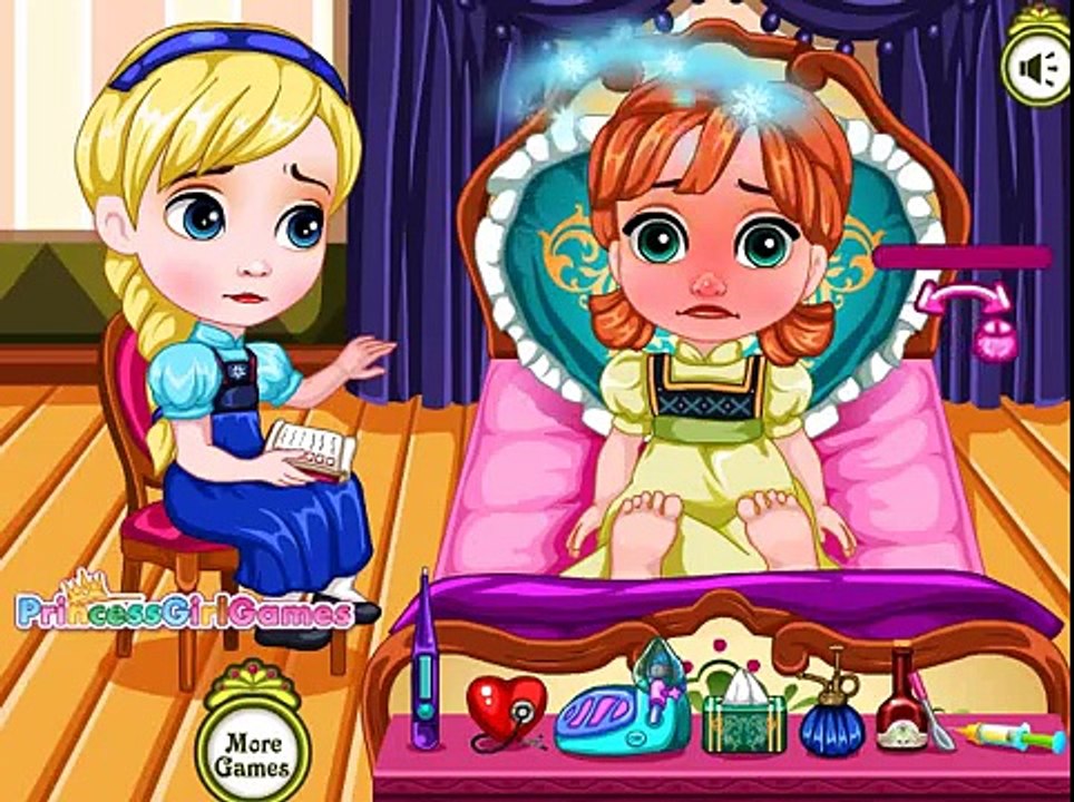 Анна доктор грипп замороженные холодное сердце анна лечит грипп прохождение игры