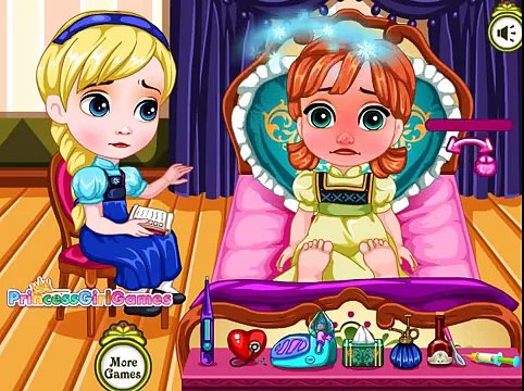 Анна доктор грипп замороженные холодное сердце анна лечит грипп прохождение игры