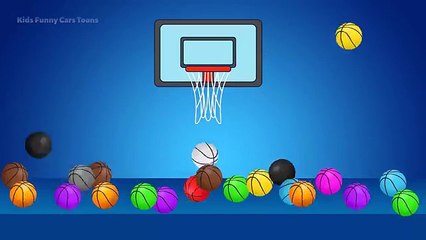 Fun Learning Colors Injection | Learn Colour Basket Balls for Children with Syringe Inject