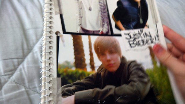 Chinese Mid Term Study Lesson 19 Chinese Link Featuring Cute Justin Bieber Notebook