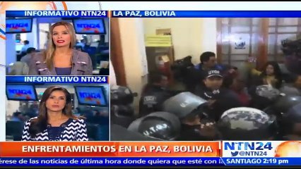 "El gobierno quiere despatrimonizar los bienes de La Paz al quitarnos el terrreno": El Secretario General de la Gobernación Ricardo Mamani a NTN24