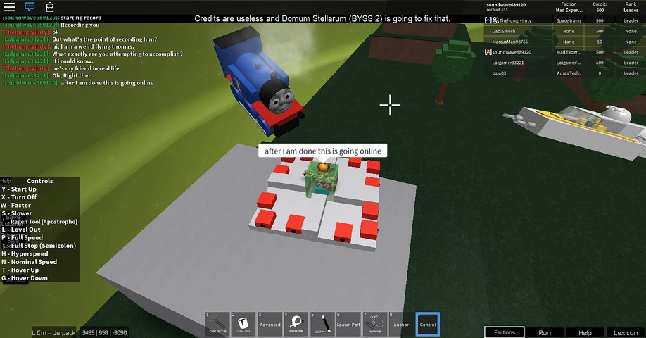 Roblox Building With Thomas The Tank Engine And Ufo Video Dailymotion - ufo fixed roblox
