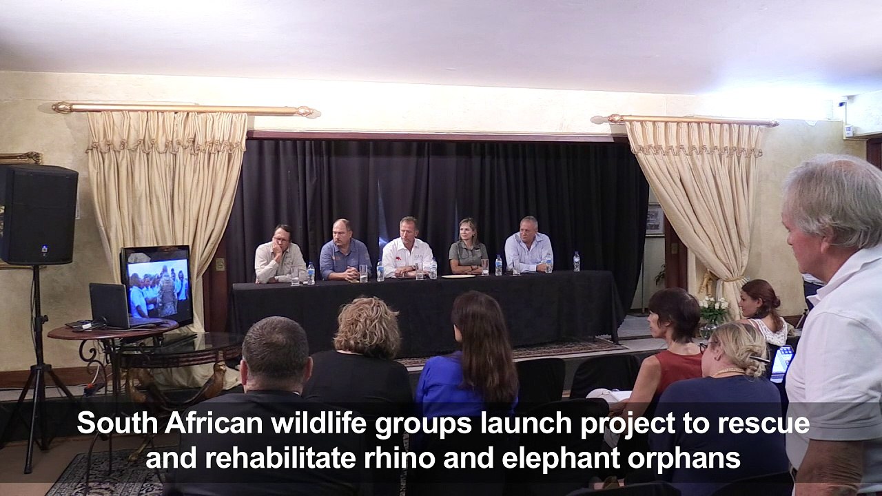 Wildlife groups launch project to save rhino, elephant orphans