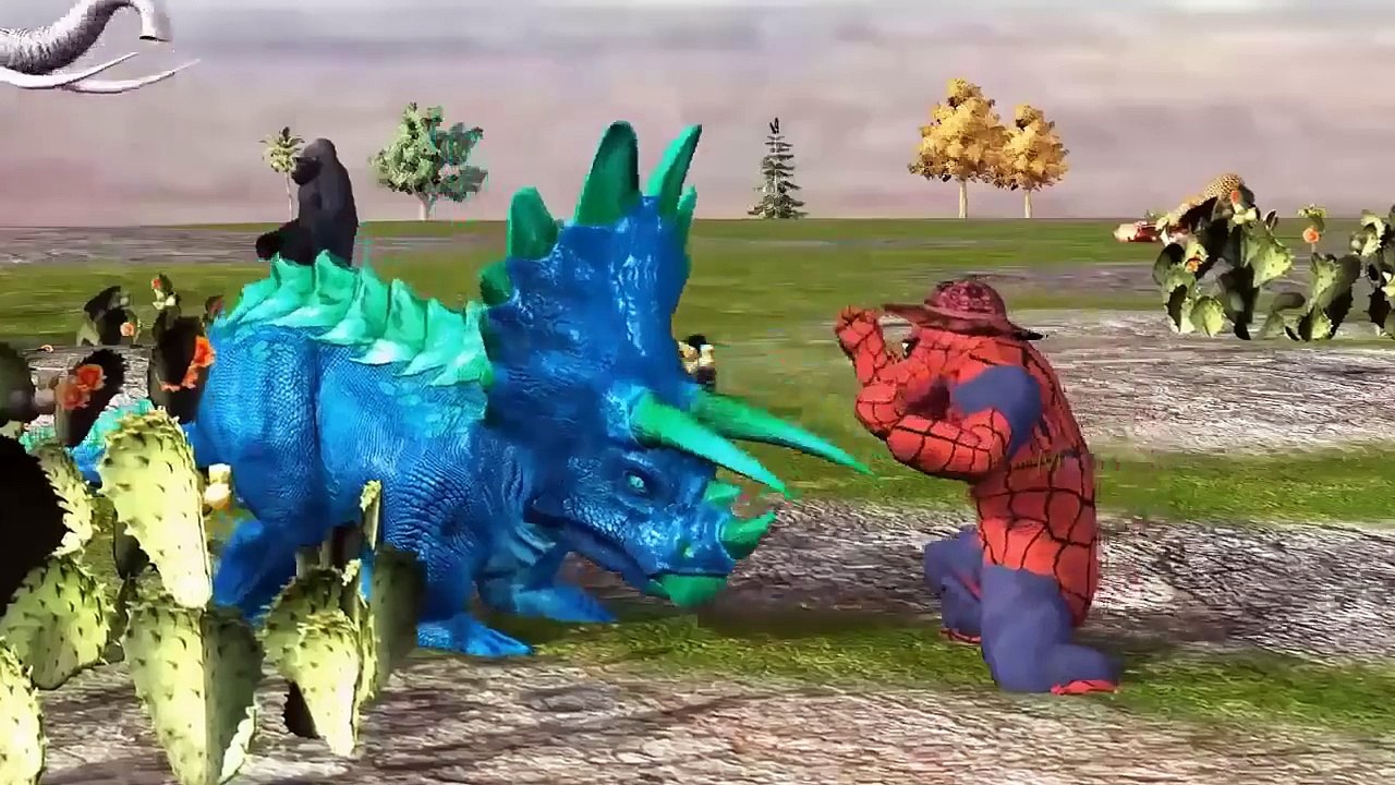 Crazy Gorilla Vs Crazy Dinosaur Finger Family Nursery Rhymes Collection | Finger Family