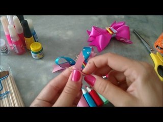 Lápis de fita e palito