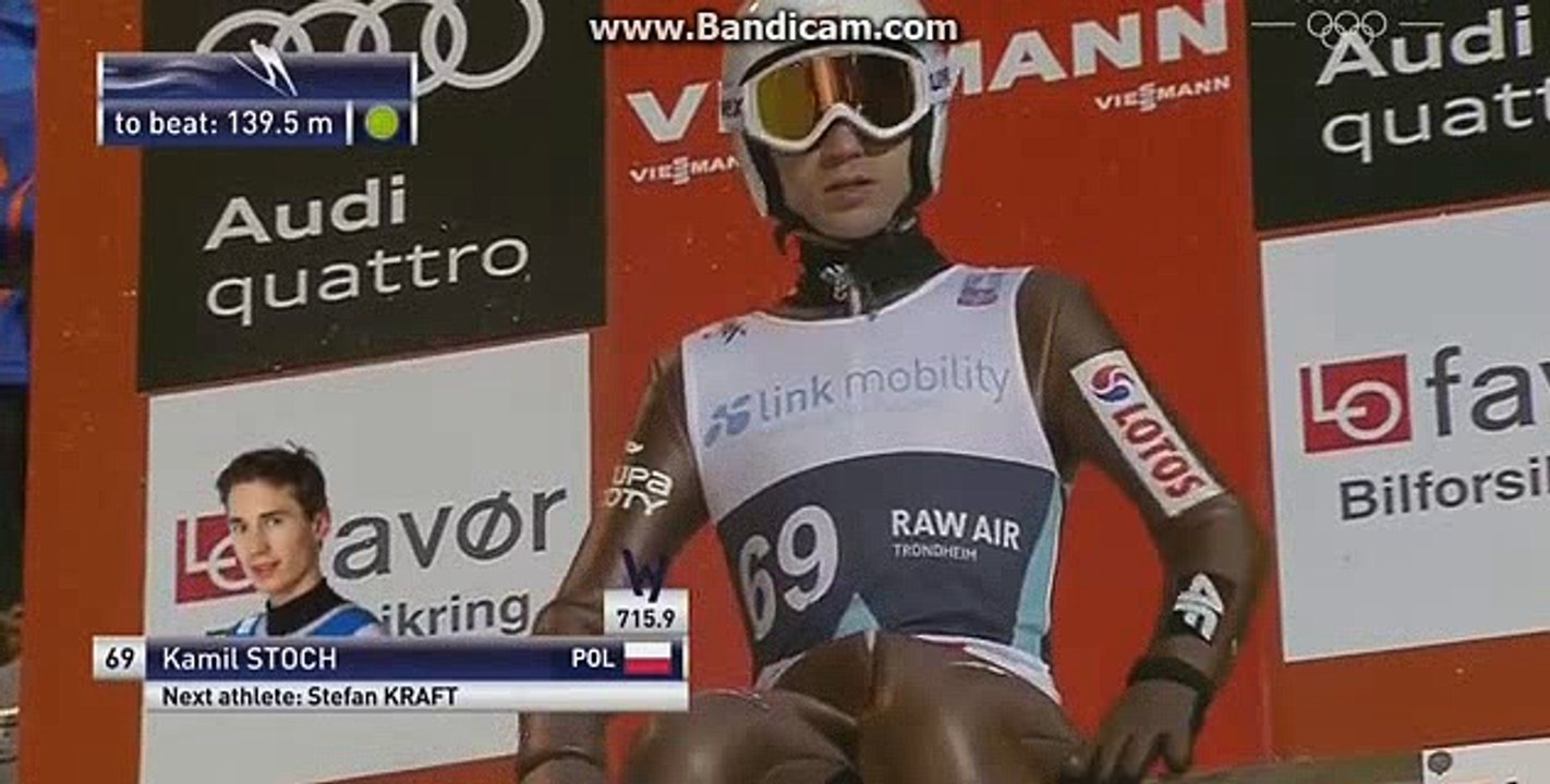 15.03.2017 Trondheim Kamil Stoch 139 m