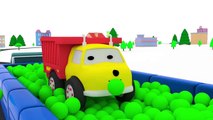 The Balloon Pool: learn colors with Ethan the Dump Truck | Educational cartoon for childre