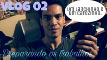 Preparação para os trabalhos, um lanche e um cafezinho