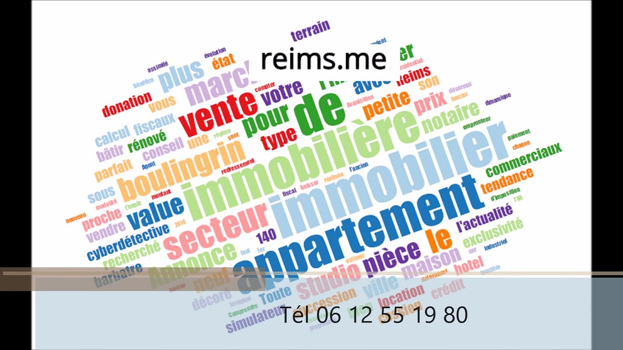 immobilier reims boulevard jamin appartement maison