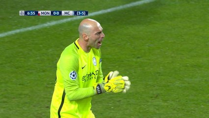 Champions League -  Monaco/Manchester City -1/8ème de finale retour - Mbappé perd un 1er face à face devant Caballero