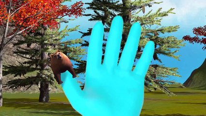 Mega Gummy Bear Crying Crashed Truck Finger Family Nursery Rhymes for Kids | Animals Rhyme